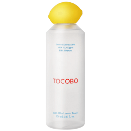 Кислотный тоник-эксфолиант с экстрактом лимона Tocobo AHA BHA Lemon Toner, 150 мл